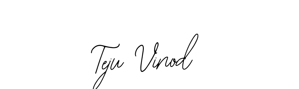 Also we have Teju Vinod name is the best signature style. Create professional handwritten signature collection using Bearetta-2O07w autograph style. Teju Vinod signature style 12 images and pictures png