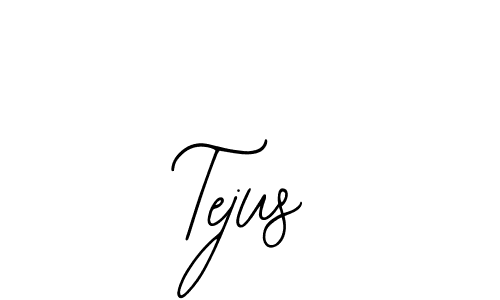 The best way (Bearetta-2O07w) to make a short signature is to pick only two or three words in your name. The name Tejus include a total of six letters. For converting this name. Tejus signature style 12 images and pictures png