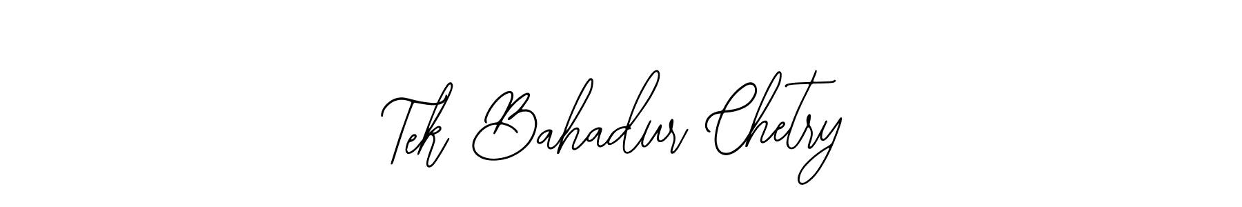 Create a beautiful signature design for name Tek Bahadur Chetry. With this signature (Bearetta-2O07w) fonts, you can make a handwritten signature for free. Tek Bahadur Chetry signature style 12 images and pictures png