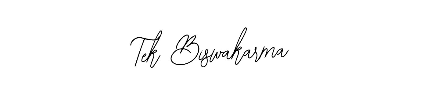 Make a beautiful signature design for name Tek Biswakarma. With this signature (Bearetta-2O07w) style, you can create a handwritten signature for free. Tek Biswakarma signature style 12 images and pictures png