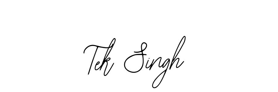 Create a beautiful signature design for name Tek Singh. With this signature (Bearetta-2O07w) fonts, you can make a handwritten signature for free. Tek Singh signature style 12 images and pictures png