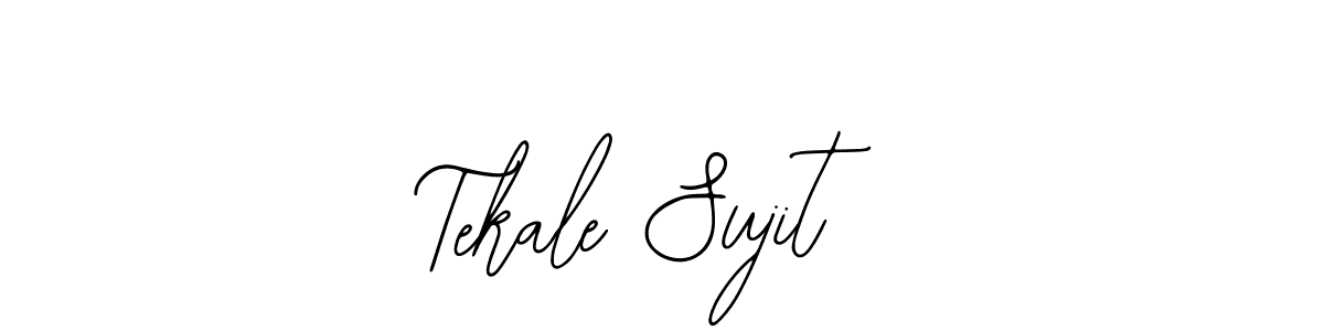 Design your own signature with our free online signature maker. With this signature software, you can create a handwritten (Bearetta-2O07w) signature for name Tekale Sujit. Tekale Sujit signature style 12 images and pictures png