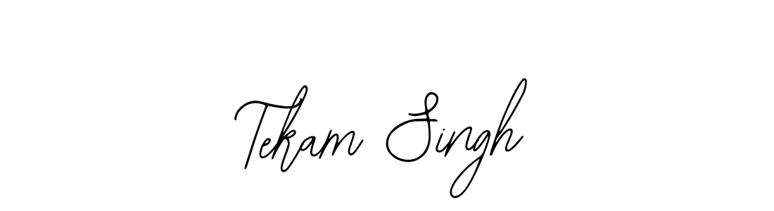 Also You can easily find your signature by using the search form. We will create Tekam Singh name handwritten signature images for you free of cost using Bearetta-2O07w sign style. Tekam Singh signature style 12 images and pictures png