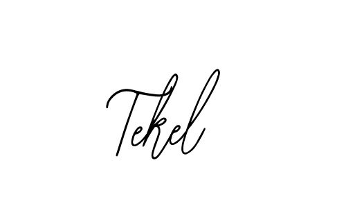 How to make Tekel name signature. Use Bearetta-2O07w style for creating short signs online. This is the latest handwritten sign. Tekel signature style 12 images and pictures png