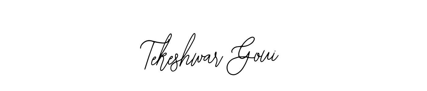 You can use this online signature creator to create a handwritten signature for the name Tekeshwar Goui. This is the best online autograph maker. Tekeshwar Goui signature style 12 images and pictures png