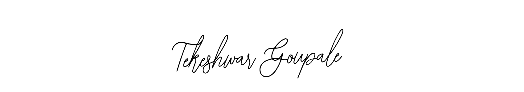 Also You can easily find your signature by using the search form. We will create Tekeshwar Goupale name handwritten signature images for you free of cost using Bearetta-2O07w sign style. Tekeshwar Goupale signature style 12 images and pictures png