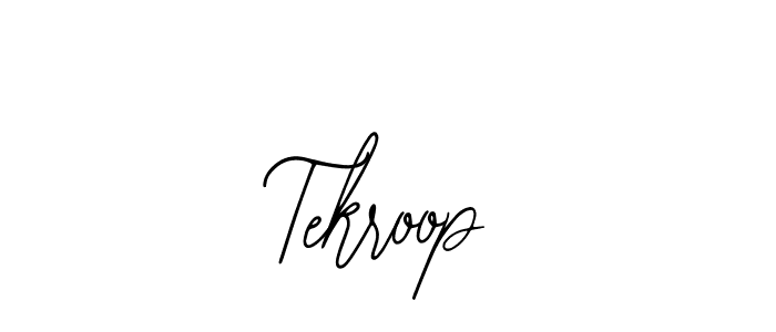 Create a beautiful signature design for name Tekroop. With this signature (Bearetta-2O07w) fonts, you can make a handwritten signature for free. Tekroop signature style 12 images and pictures png