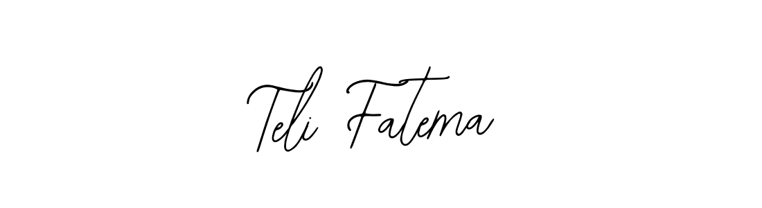 Also You can easily find your signature by using the search form. We will create Teli Fatema name handwritten signature images for you free of cost using Bearetta-2O07w sign style. Teli Fatema signature style 12 images and pictures png