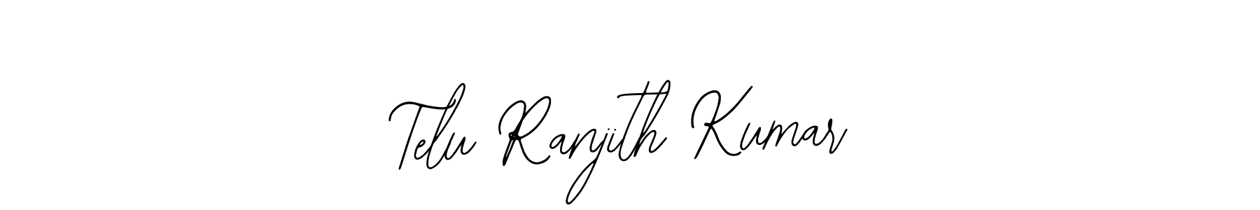 How to Draw Telu Ranjith Kumar signature style? Bearetta-2O07w is a latest design signature styles for name Telu Ranjith Kumar. Telu Ranjith Kumar signature style 12 images and pictures png