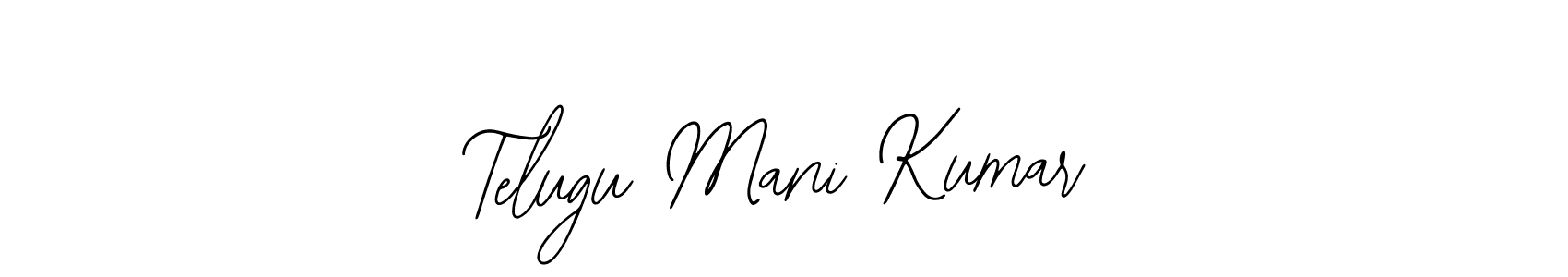 Create a beautiful signature design for name Telugu Mani Kumar. With this signature (Bearetta-2O07w) fonts, you can make a handwritten signature for free. Telugu Mani Kumar signature style 12 images and pictures png