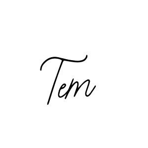Also we have Tem name is the best signature style. Create professional handwritten signature collection using Bearetta-2O07w autograph style. Tem signature style 12 images and pictures png