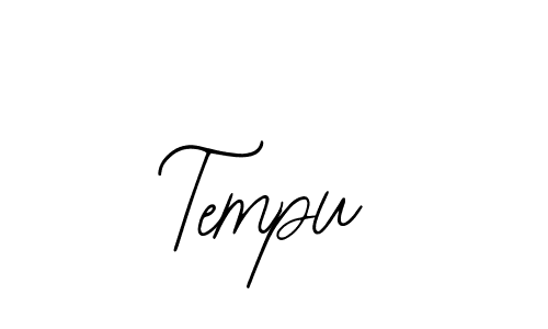Use a signature maker to create a handwritten signature online. With this signature software, you can design (Bearetta-2O07w) your own signature for name Tempu. Tempu signature style 12 images and pictures png