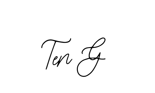 The best way (Bearetta-2O07w) to make a short signature is to pick only two or three words in your name. The name Ten G include a total of six letters. For converting this name. Ten G signature style 12 images and pictures png