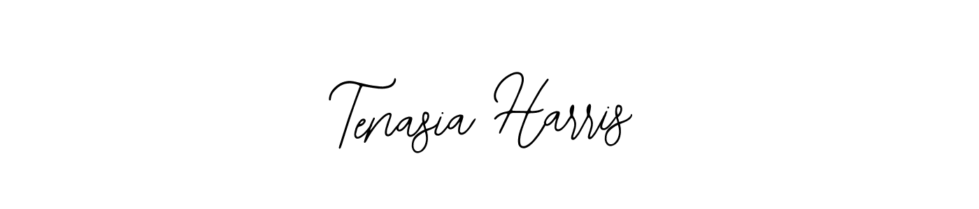 How to make Tenasia Harris name signature. Use Bearetta-2O07w style for creating short signs online. This is the latest handwritten sign. Tenasia Harris signature style 12 images and pictures png