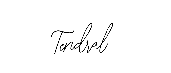 You should practise on your own different ways (Bearetta-2O07w) to write your name (Tendral) in signature. don't let someone else do it for you. Tendral signature style 12 images and pictures png