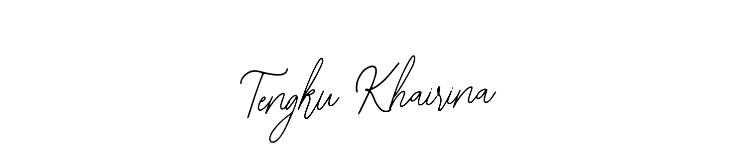How to Draw Tengku Khairina signature style? Bearetta-2O07w is a latest design signature styles for name Tengku Khairina. Tengku Khairina signature style 12 images and pictures png