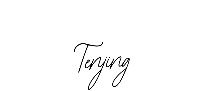 if you are searching for the best signature style for your name Tenjing. so please give up your signature search. here we have designed multiple signature styles  using Bearetta-2O07w. Tenjing signature style 12 images and pictures png