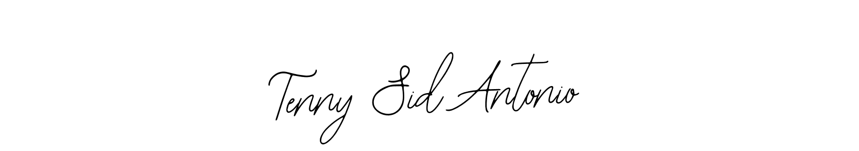 Also You can easily find your signature by using the search form. We will create Tenny Sid Antonio name handwritten signature images for you free of cost using Bearetta-2O07w sign style. Tenny Sid Antonio signature style 12 images and pictures png
