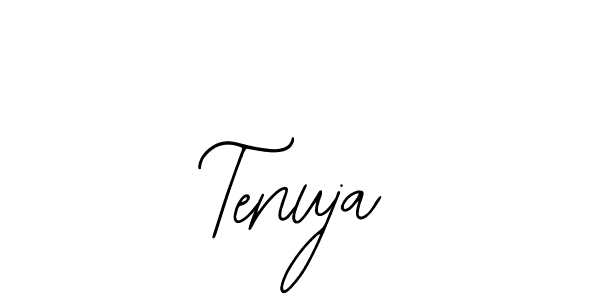 Use a signature maker to create a handwritten signature online. With this signature software, you can design (Bearetta-2O07w) your own signature for name Tenuja. Tenuja signature style 12 images and pictures png