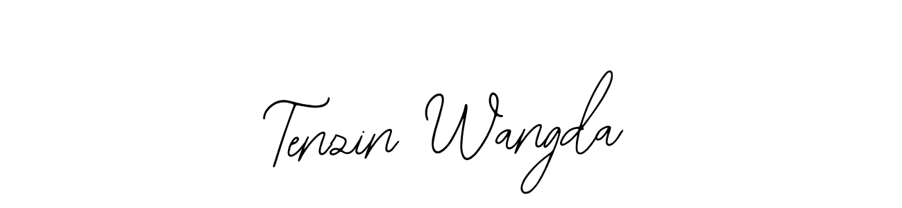 Also You can easily find your signature by using the search form. We will create Tenzin Wangda name handwritten signature images for you free of cost using Bearetta-2O07w sign style. Tenzin Wangda signature style 12 images and pictures png