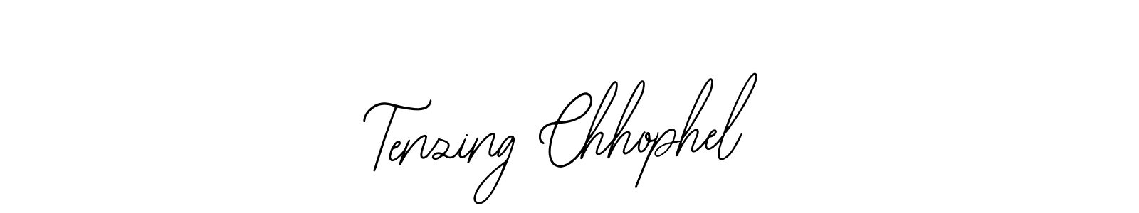 You should practise on your own different ways (Bearetta-2O07w) to write your name (Tenzing Chhophel) in signature. don't let someone else do it for you. Tenzing Chhophel signature style 12 images and pictures png