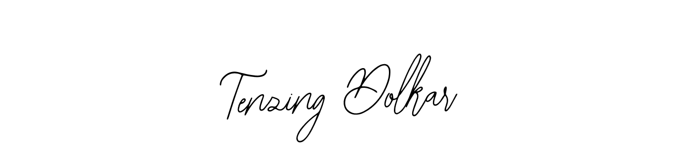 You should practise on your own different ways (Bearetta-2O07w) to write your name (Tenzing Dolkar) in signature. don't let someone else do it for you. Tenzing Dolkar signature style 12 images and pictures png