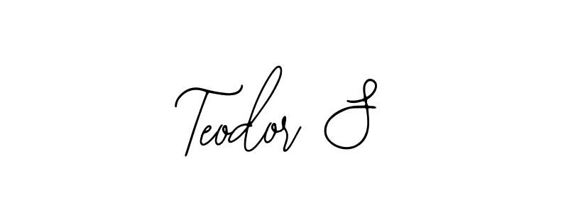 Make a beautiful signature design for name Teodor S. Use this online signature maker to create a handwritten signature for free. Teodor S signature style 12 images and pictures png