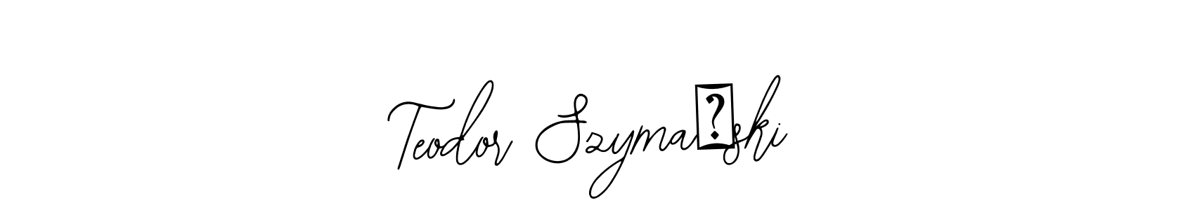 Check out images of Autograph of Teodor Szymański name. Actor Teodor Szymański Signature Style. Bearetta-2O07w is a professional sign style online. Teodor Szymański signature style 12 images and pictures png