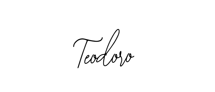 The best way (Bearetta-2O07w) to make a short signature is to pick only two or three words in your name. The name Teodoro include a total of six letters. For converting this name. Teodoro signature style 12 images and pictures png