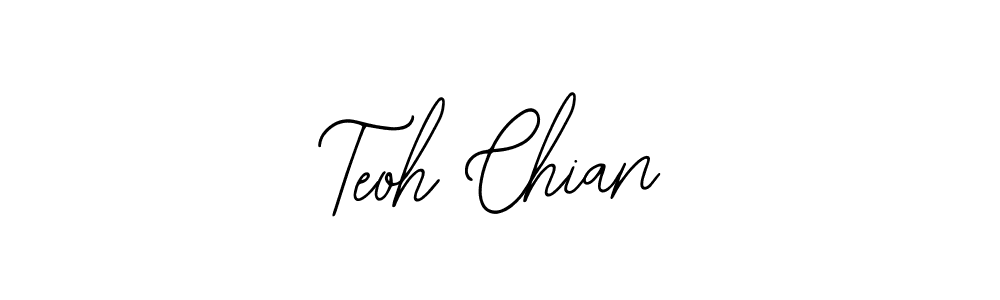Bearetta-2O07w is a professional signature style that is perfect for those who want to add a touch of class to their signature. It is also a great choice for those who want to make their signature more unique. Get Teoh Chian name to fancy signature for free. Teoh Chian signature style 12 images and pictures png
