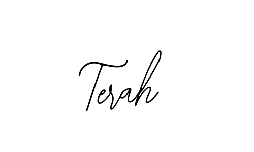 Terah stylish signature style. Best Handwritten Sign (Bearetta-2O07w) for my name. Handwritten Signature Collection Ideas for my name Terah. Terah signature style 12 images and pictures png
