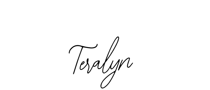 You should practise on your own different ways (Bearetta-2O07w) to write your name (Teralyn) in signature. don't let someone else do it for you. Teralyn signature style 12 images and pictures png