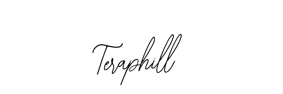 Make a beautiful signature design for name Teraphill. With this signature (Bearetta-2O07w) style, you can create a handwritten signature for free. Teraphill signature style 12 images and pictures png