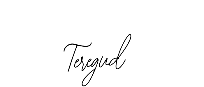 Make a beautiful signature design for name Teregud. Use this online signature maker to create a handwritten signature for free. Teregud signature style 12 images and pictures png