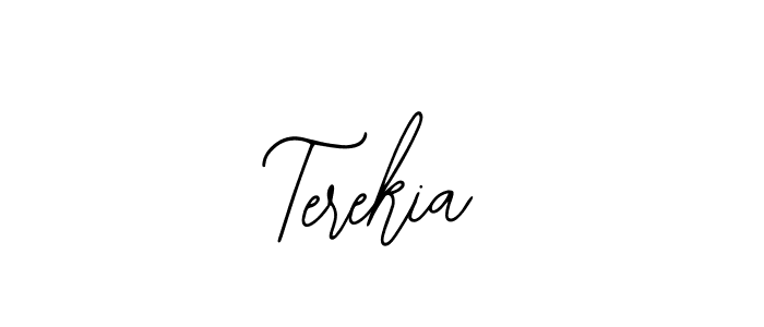 Create a beautiful signature design for name Terekia. With this signature (Bearetta-2O07w) fonts, you can make a handwritten signature for free. Terekia signature style 12 images and pictures png