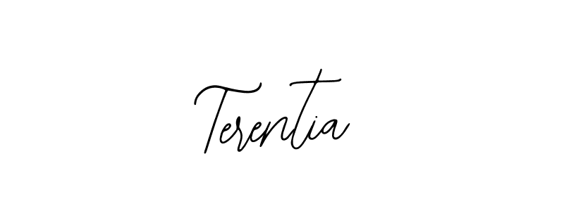 It looks lik you need a new signature style for name Terentia. Design unique handwritten (Bearetta-2O07w) signature with our free signature maker in just a few clicks. Terentia signature style 12 images and pictures png