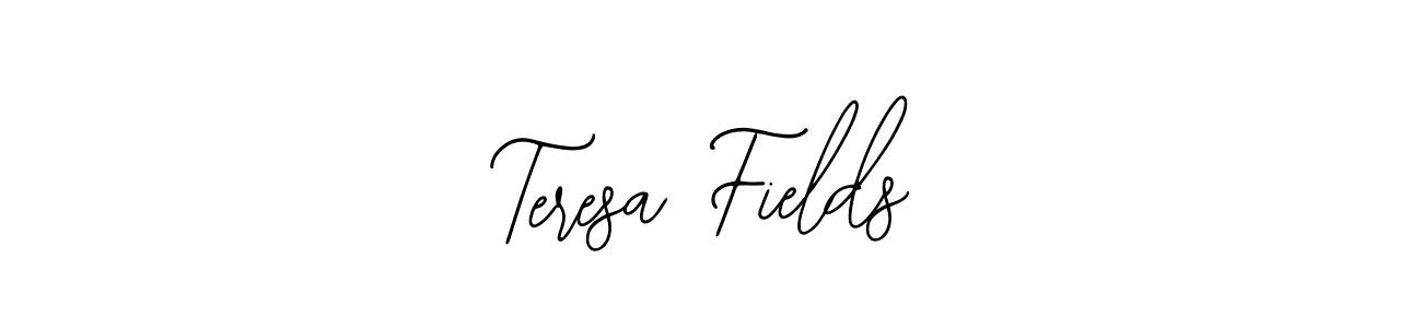 Use a signature maker to create a handwritten signature online. With this signature software, you can design (Bearetta-2O07w) your own signature for name Teresa Fields. Teresa Fields signature style 12 images and pictures png
