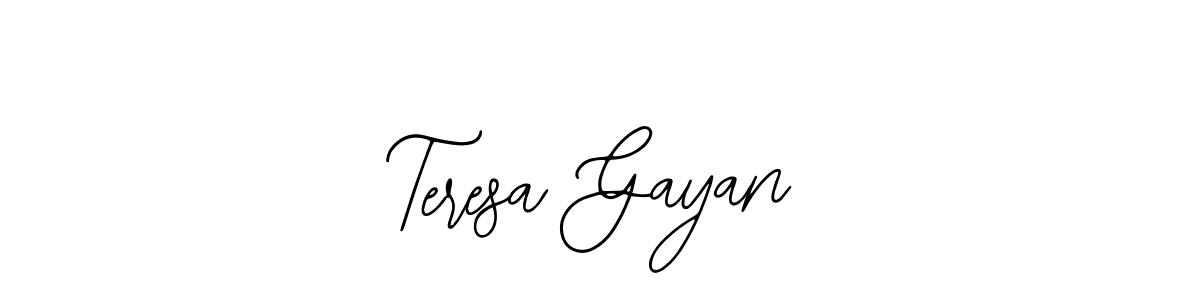 Make a beautiful signature design for name Teresa Gayan. With this signature (Bearetta-2O07w) style, you can create a handwritten signature for free. Teresa Gayan signature style 12 images and pictures png