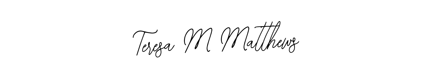 if you are searching for the best signature style for your name Teresa M Matthews. so please give up your signature search. here we have designed multiple signature styles  using Bearetta-2O07w. Teresa M Matthews signature style 12 images and pictures png