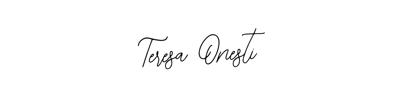 Design your own signature with our free online signature maker. With this signature software, you can create a handwritten (Bearetta-2O07w) signature for name Teresa Onesti. Teresa Onesti signature style 12 images and pictures png
