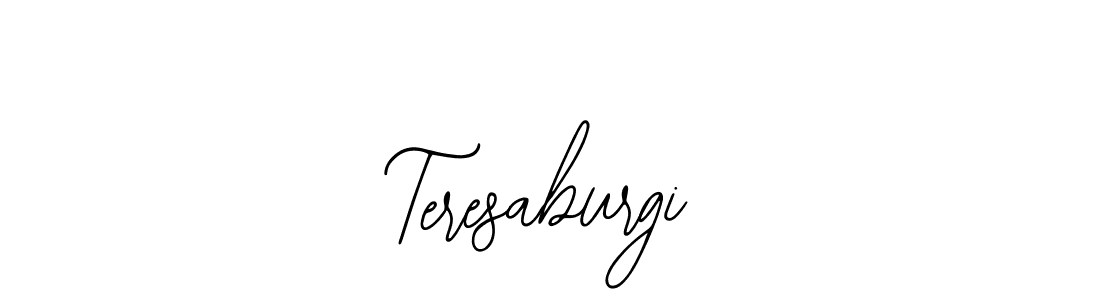 Make a beautiful signature design for name Teresaburgi. With this signature (Bearetta-2O07w) style, you can create a handwritten signature for free. Teresaburgi signature style 12 images and pictures png