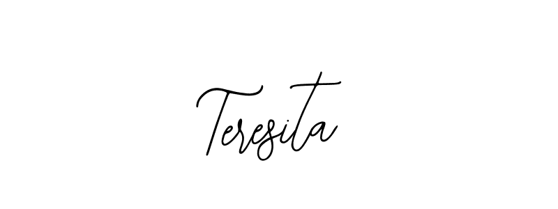 The best way (Bearetta-2O07w) to make a short signature is to pick only two or three words in your name. The name Teresita include a total of six letters. For converting this name. Teresita signature style 12 images and pictures png