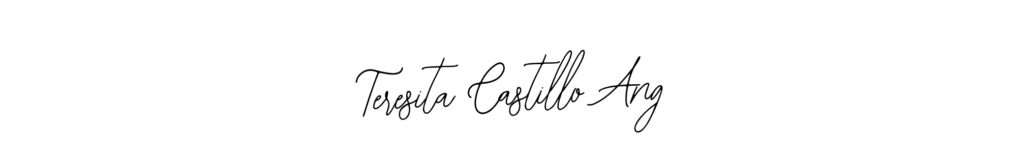 Use a signature maker to create a handwritten signature online. With this signature software, you can design (Bearetta-2O07w) your own signature for name Teresita Castillo Ang. Teresita Castillo Ang signature style 12 images and pictures png