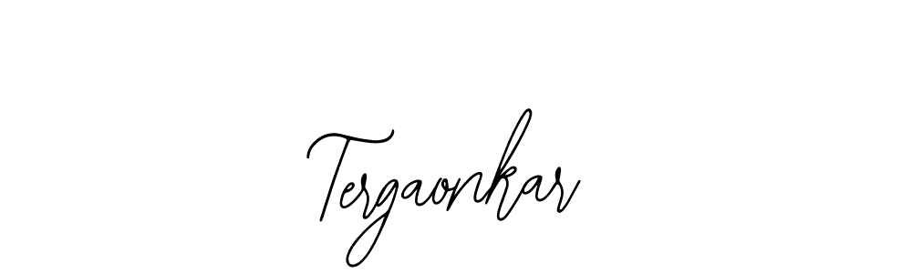 Design your own signature with our free online signature maker. With this signature software, you can create a handwritten (Bearetta-2O07w) signature for name Tergaonkar. Tergaonkar signature style 12 images and pictures png