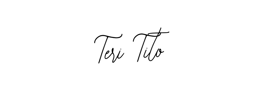 Make a beautiful signature design for name Teri Tito. Use this online signature maker to create a handwritten signature for free. Teri Tito signature style 12 images and pictures png