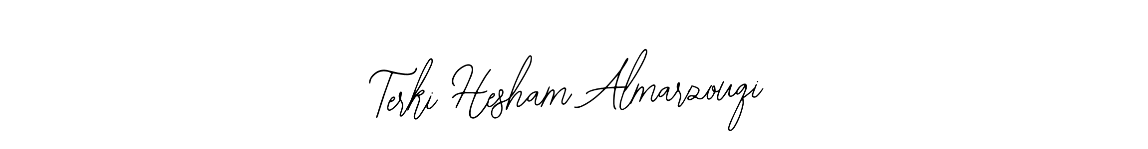 How to Draw Terki Hesham Almarzouqi signature style? Bearetta-2O07w is a latest design signature styles for name Terki Hesham Almarzouqi. Terki Hesham Almarzouqi signature style 12 images and pictures png