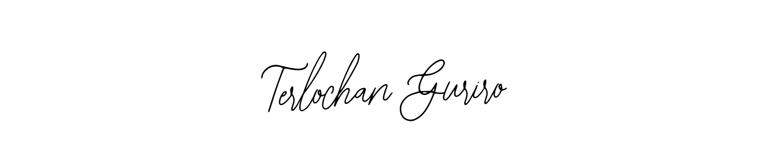 if you are searching for the best signature style for your name Terlochan Guriro. so please give up your signature search. here we have designed multiple signature styles  using Bearetta-2O07w. Terlochan Guriro signature style 12 images and pictures png