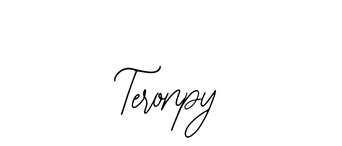 See photos of Teronpy official signature by Spectra . Check more albums & portfolios. Read reviews & check more about Bearetta-2O07w font. Teronpy signature style 12 images and pictures png