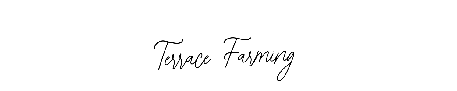 How to make Terrace Farming signature? Bearetta-2O07w is a professional autograph style. Create handwritten signature for Terrace Farming name. Terrace Farming signature style 12 images and pictures png