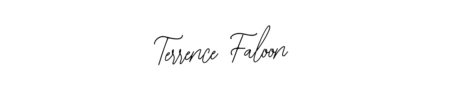 How to make Terrence Faloon name signature. Use Bearetta-2O07w style for creating short signs online. This is the latest handwritten sign. Terrence Faloon signature style 12 images and pictures png